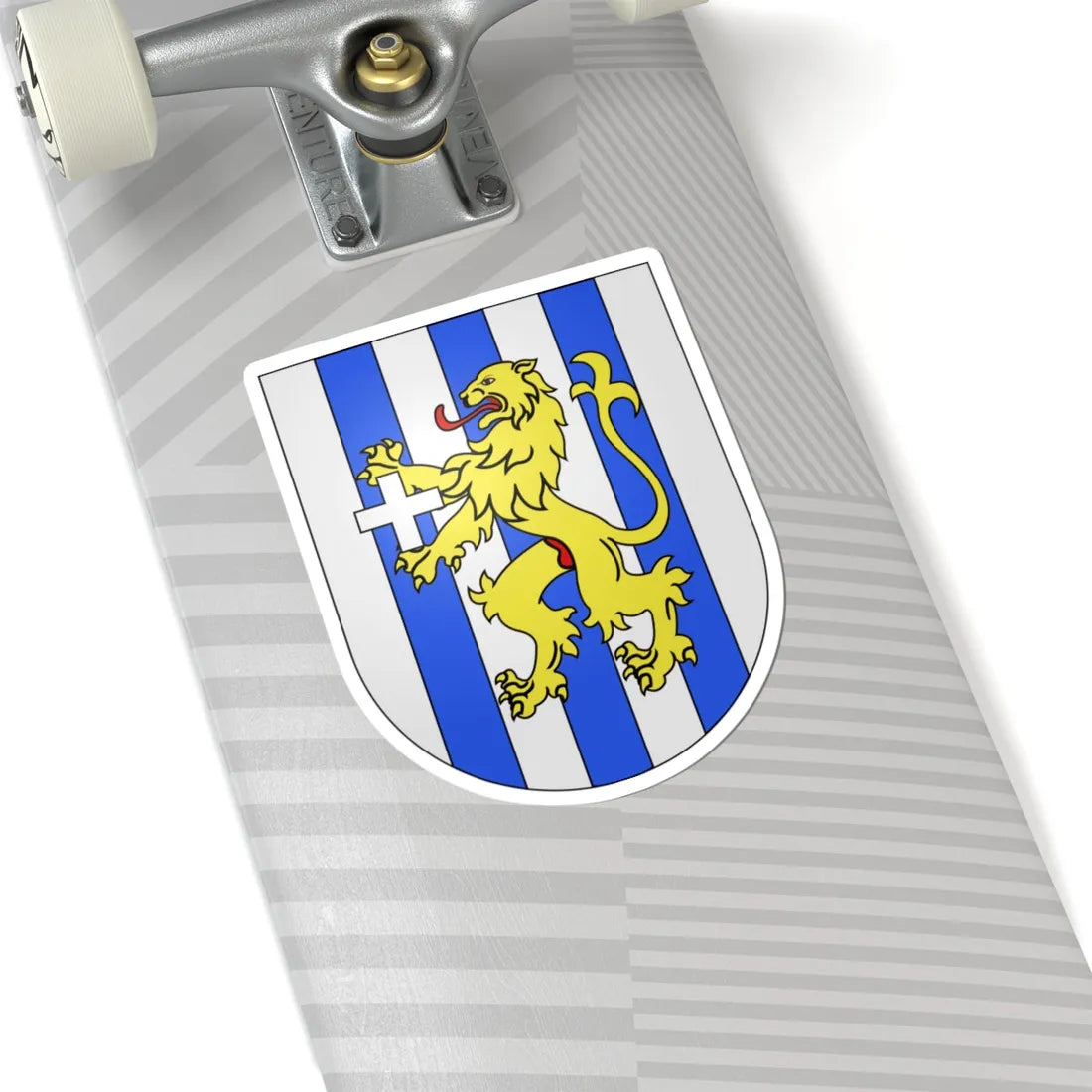 Hauterive-FR-coat of arms (Switzerland) (Coat of Arms) STICKER Vinyl Kiss-Cut Decal - The Sticker Space