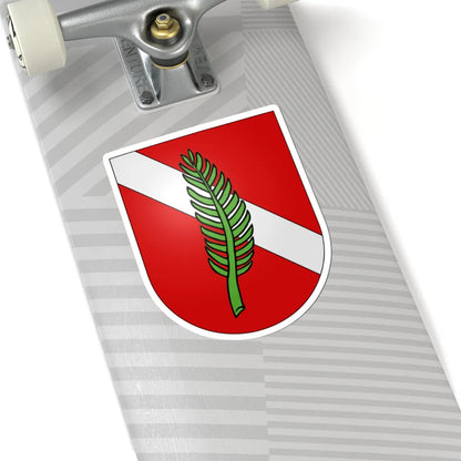Hauteville-coat of arms (Switzerland) (Coat of Arms) STICKER Vinyl Kiss-Cut Decal - The Sticker Space