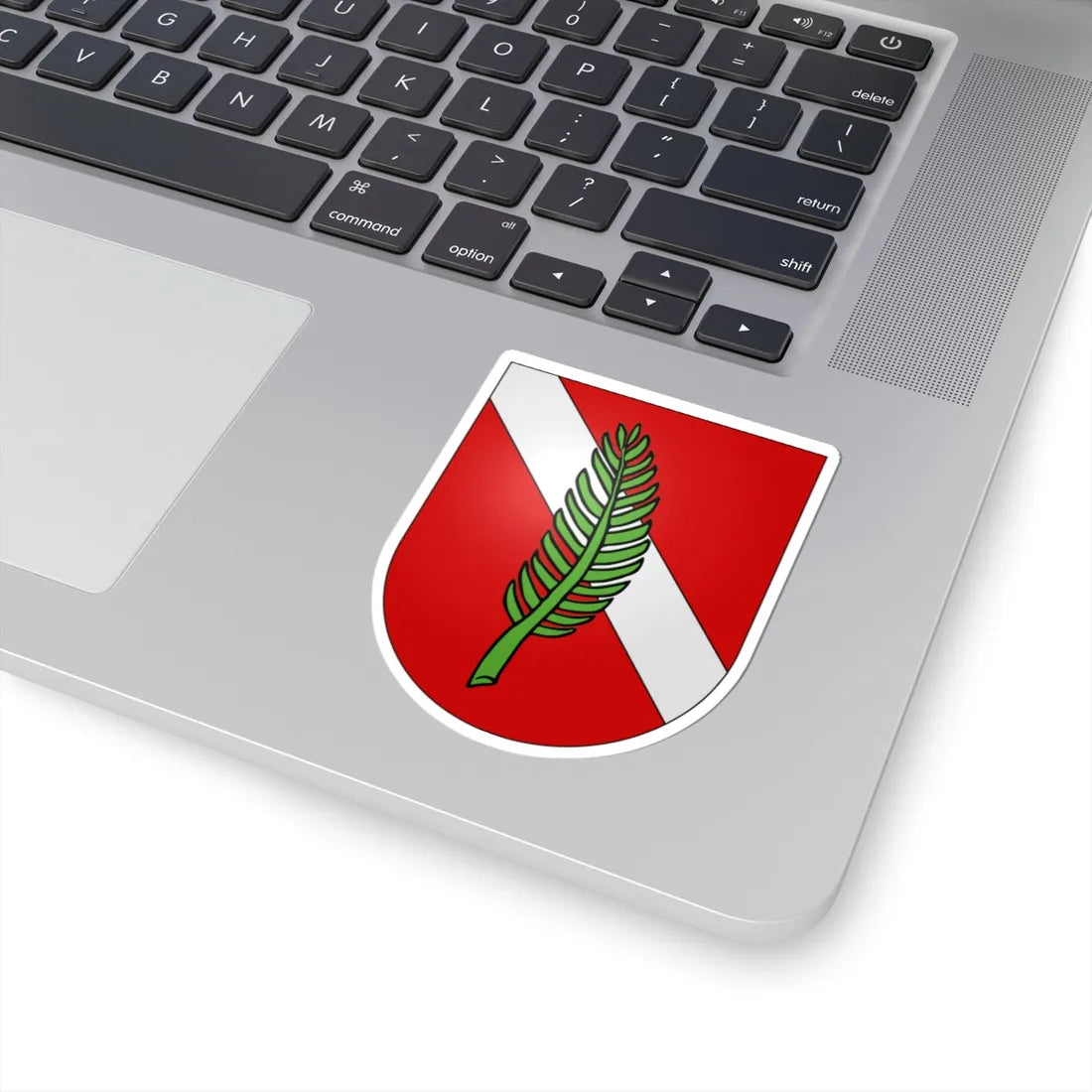 Hauteville-coat of arms (Switzerland) (Coat of Arms) STICKER Vinyl Kiss-Cut Decal - The Sticker Space