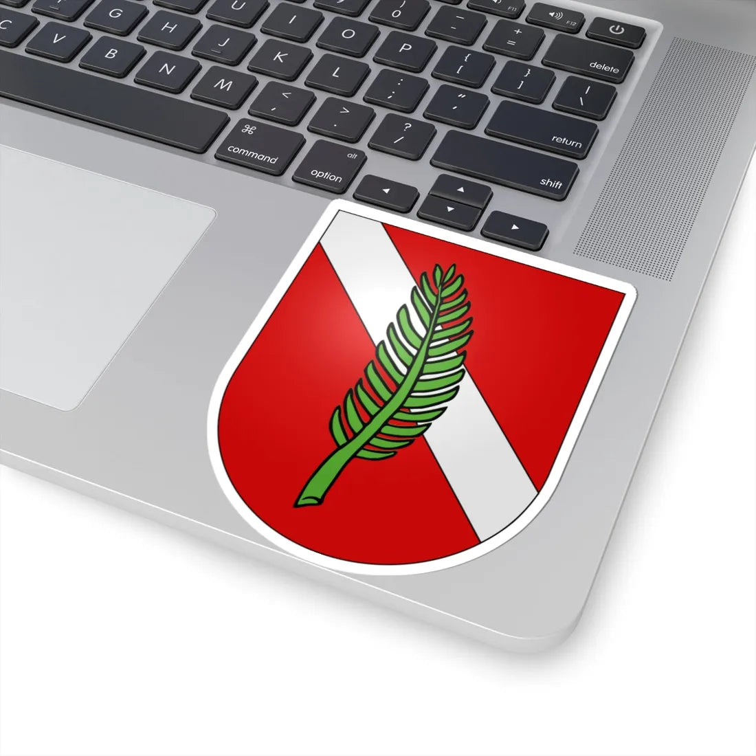 Hauteville-coat of arms (Switzerland) (Coat of Arms) STICKER Vinyl Kiss-Cut Decal - The Sticker Space