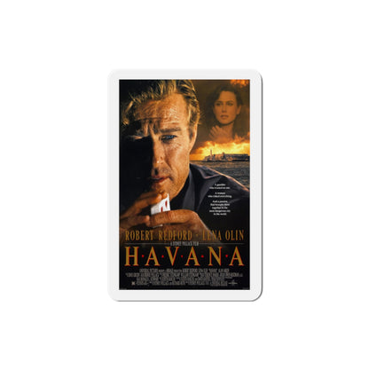 Havana 1990 Movie Poster Die-Cut Magnet-3" x 3"-The Sticker Space