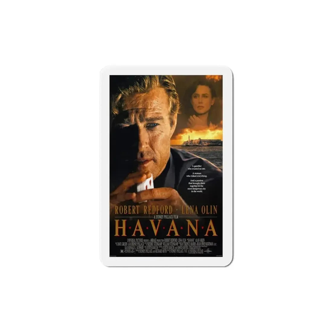 Havana 1990 Movie Poster Refrigerator Magnet - The Sticker Space