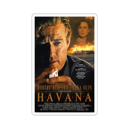 Havana 1990 Movie Poster STICKER Vinyl Die-Cut Decal 6 Inch - The Sticker Space