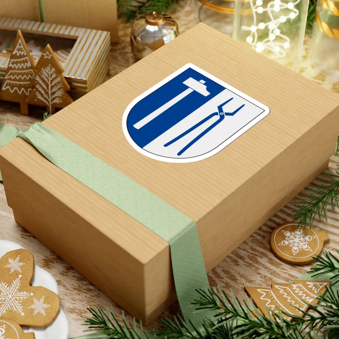 Haverö vapen pre1955 (Sweden) (Coat of Arms) STICKER Vinyl Kiss-Cut Decal - The Sticker Space
