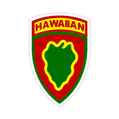 Hawaiian Division (U.S. Army) STICKER Vinyl Die-Cut Decal-3 Inch-The Sticker Space