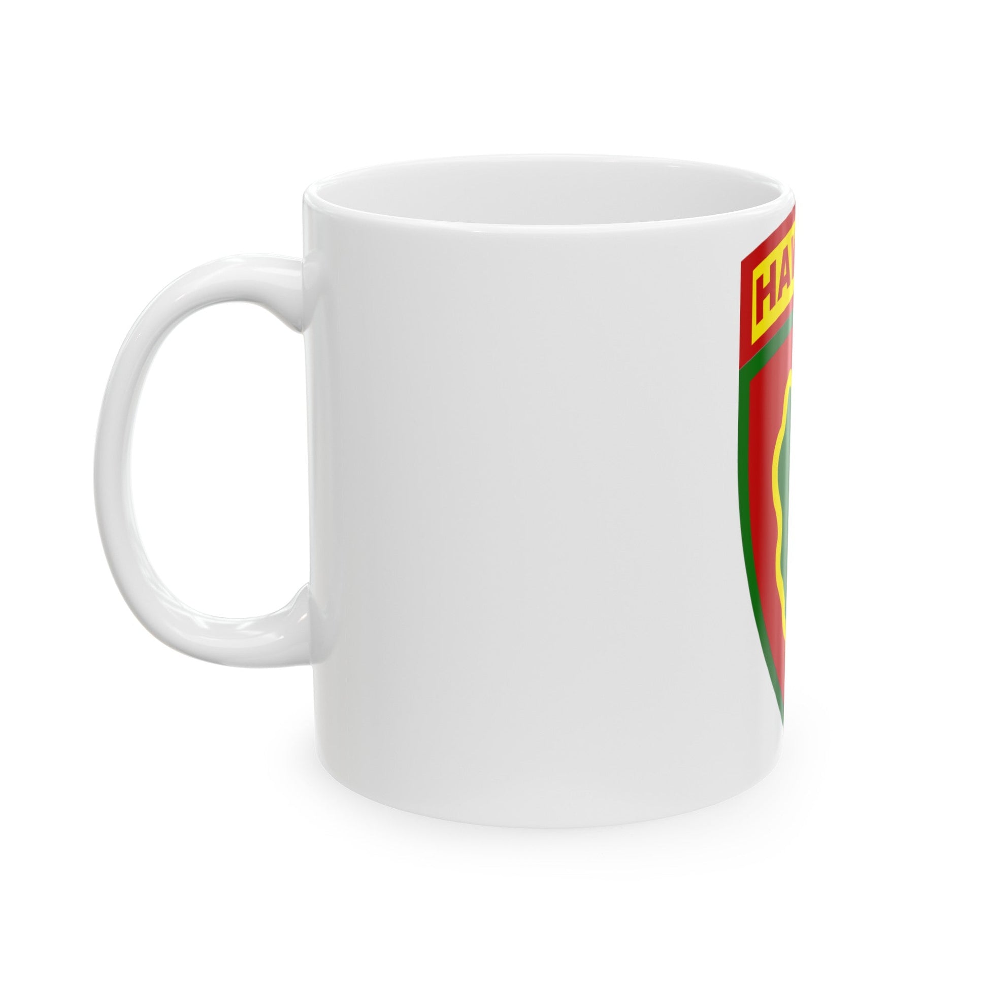 Hawaiian Division (U.S. Army) White Coffee Mug-The Sticker Space