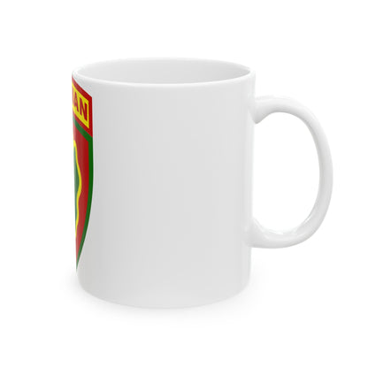 Hawaiian Division (U.S. Army) White Coffee Mug-The Sticker Space