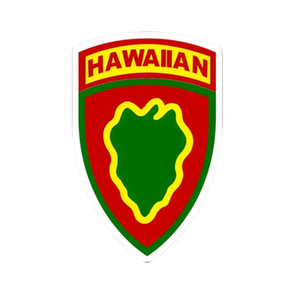 Hawaiian Division (U.S. Army) STICKER Vinyl Kiss-Cut Decal - The Sticker Space