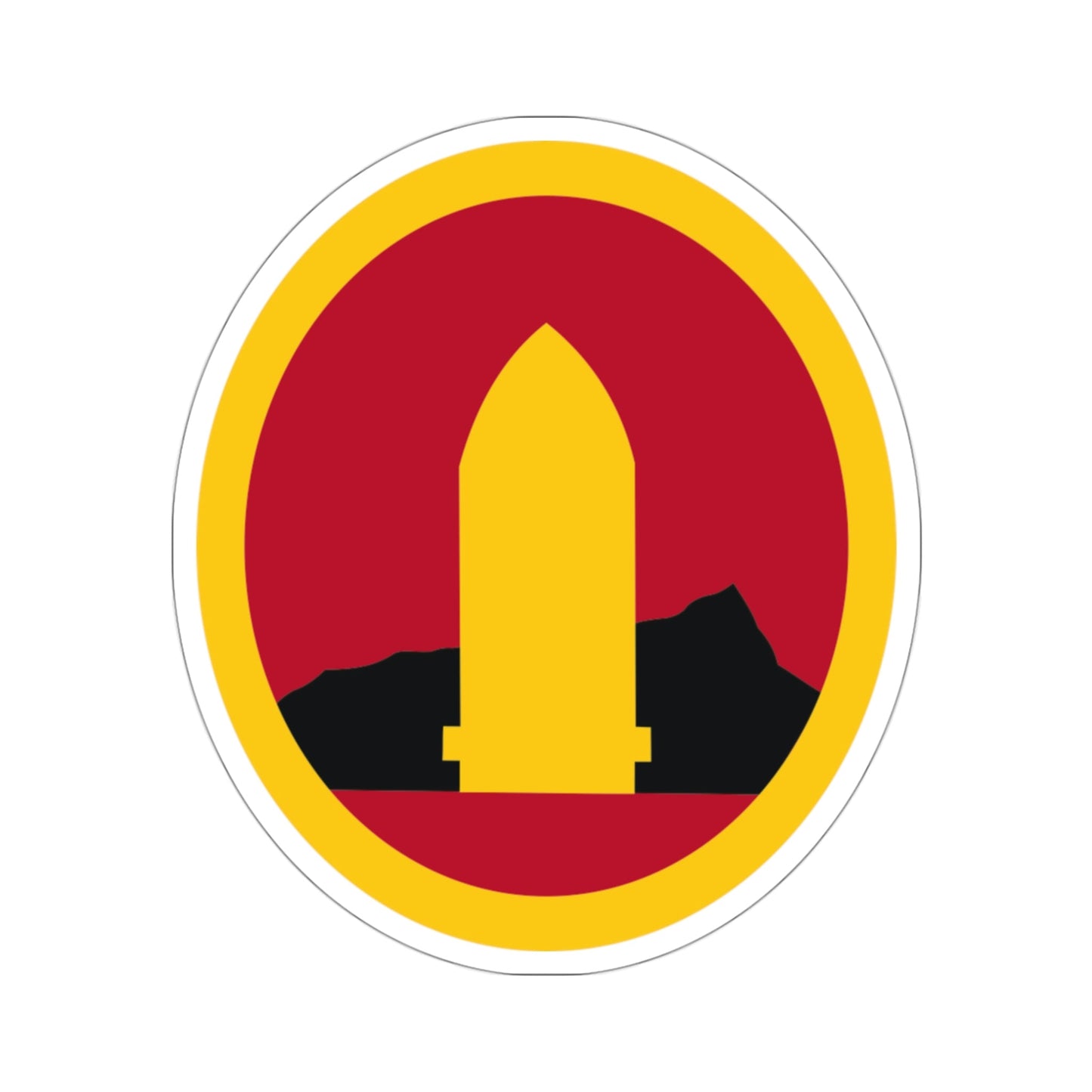 Hawaiian Seperate Coast Artillery Brigade (U.S. Army) STICKER Vinyl Die-Cut Decal-3 Inch-The Sticker Space