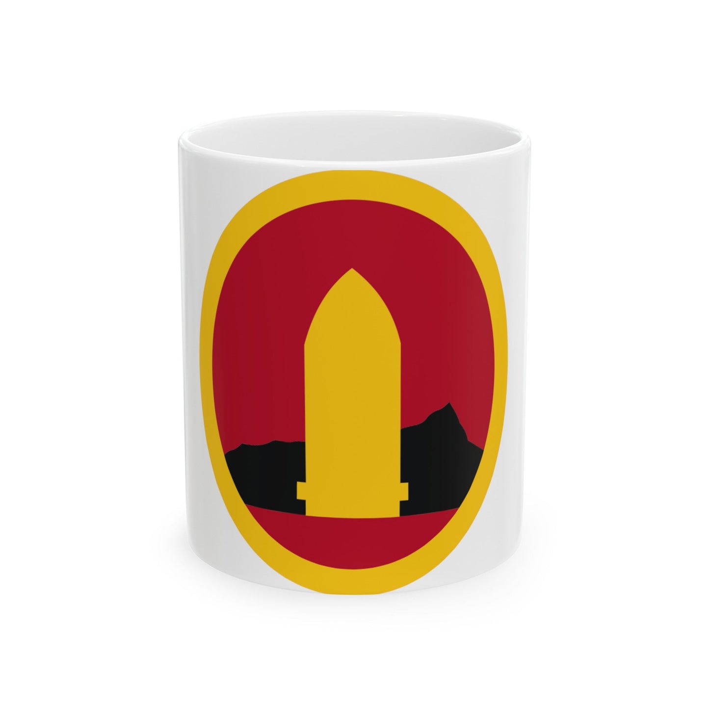 Hawaiian Seperate Coast Artillery Brigade (U.S. Army) White Coffee Mug-11oz-The Sticker Space