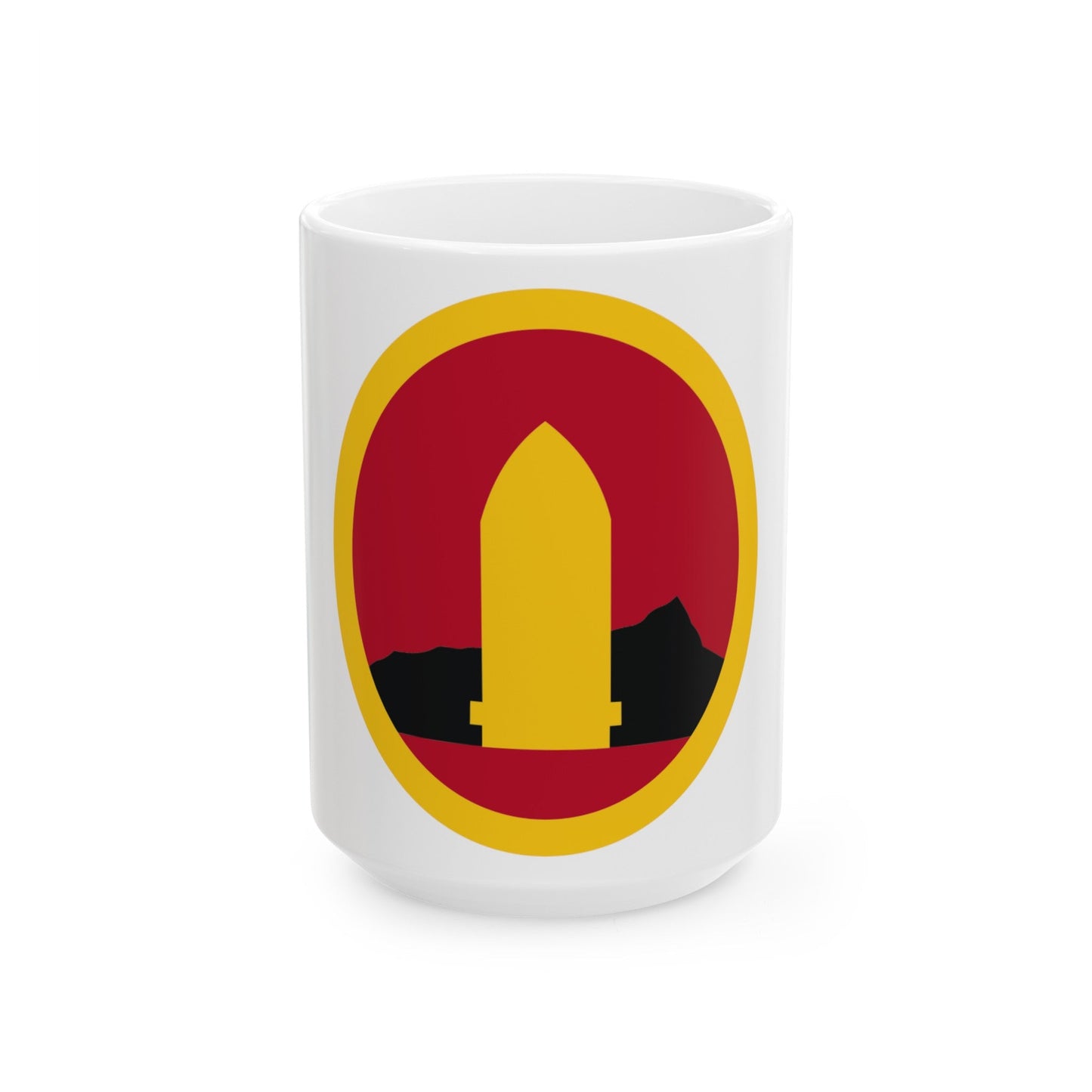 Hawaiian Seperate Coast Artillery Brigade (U.S. Army) White Coffee Mug-15oz-The Sticker Space