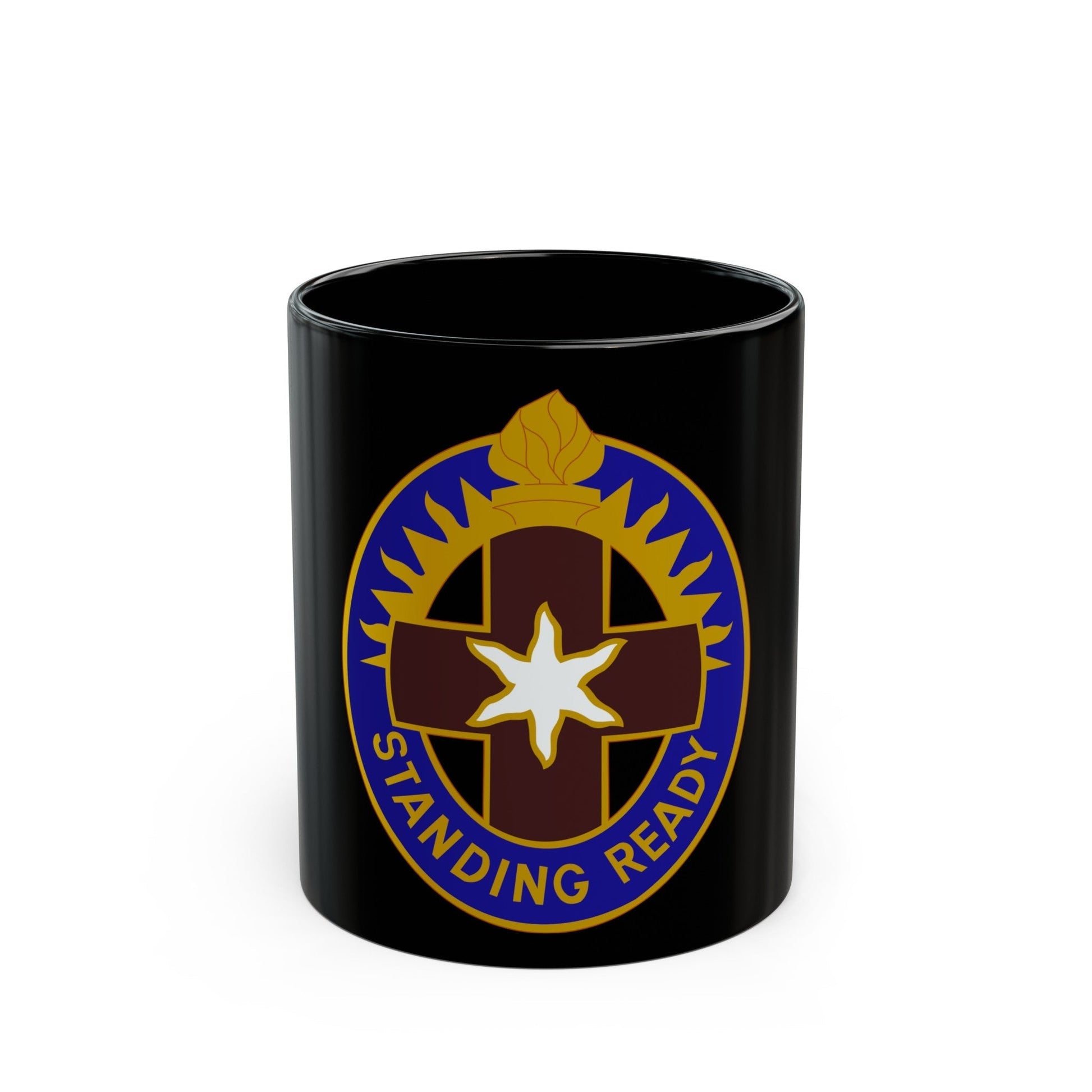 Hawley US Community Hospital (U.S. Army) Black Coffee Mug-11oz-The Sticker Space