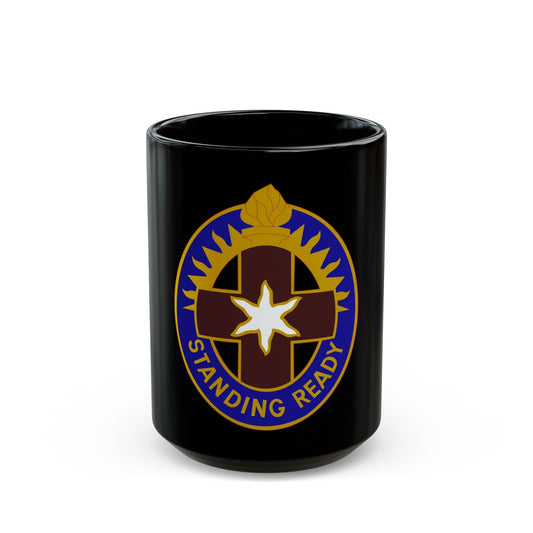 Hawley US Community Hospital (U.S. Army) Black Coffee Mug-15oz-The Sticker Space