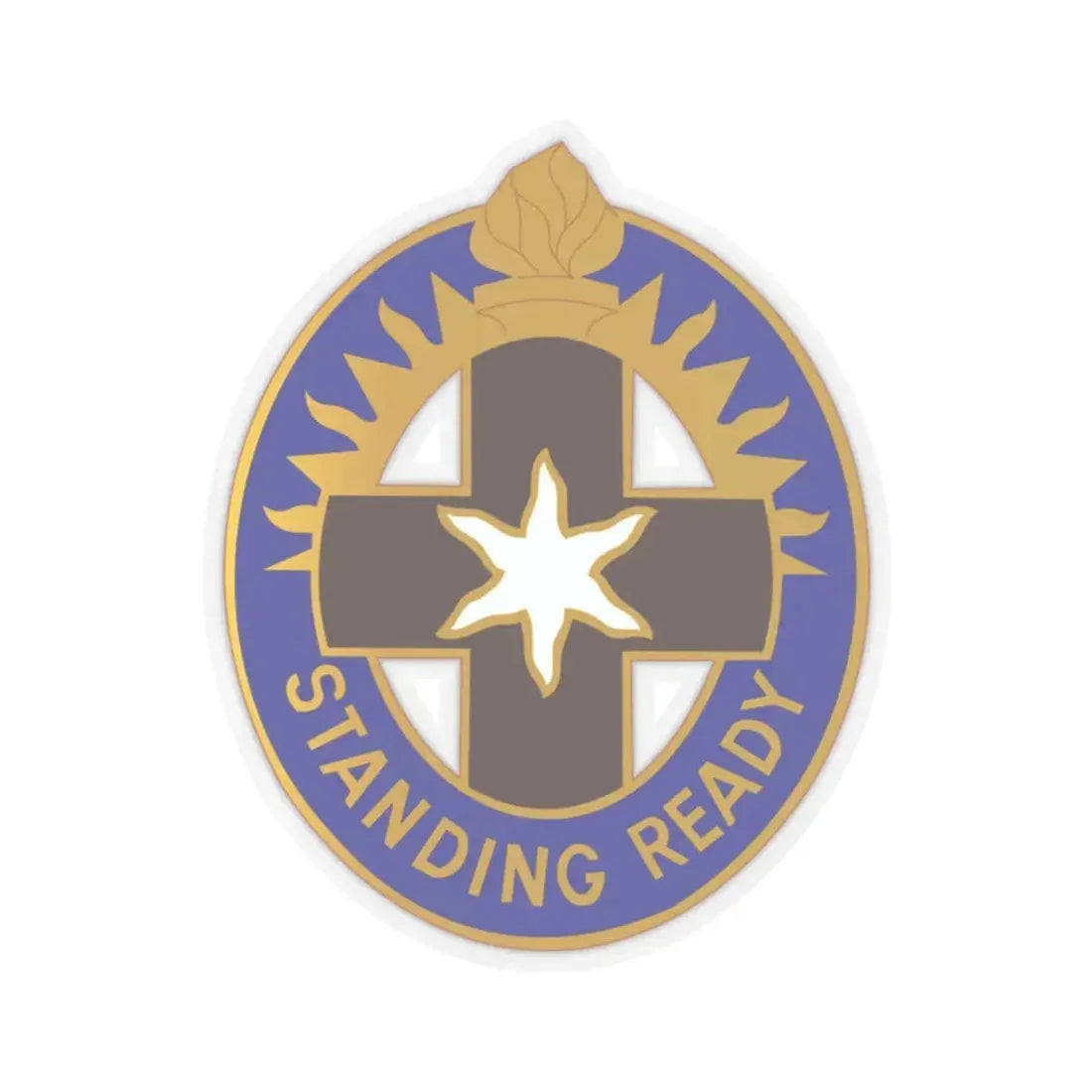 Hawley US Community Hospital (U.S. Army) STICKER Vinyl Kiss-Cut Decal 2 Inch Transparent - The Sticker Space