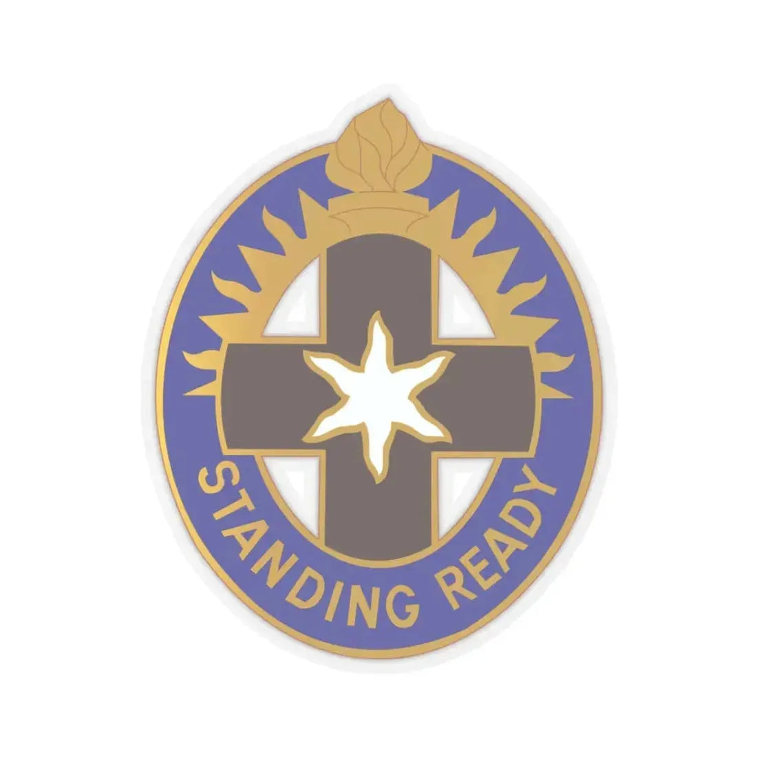 Hawley US Community Hospital (U.S. Army) STICKER Vinyl Kiss-Cut Decal 3 Inch Transparent - The Sticker Space