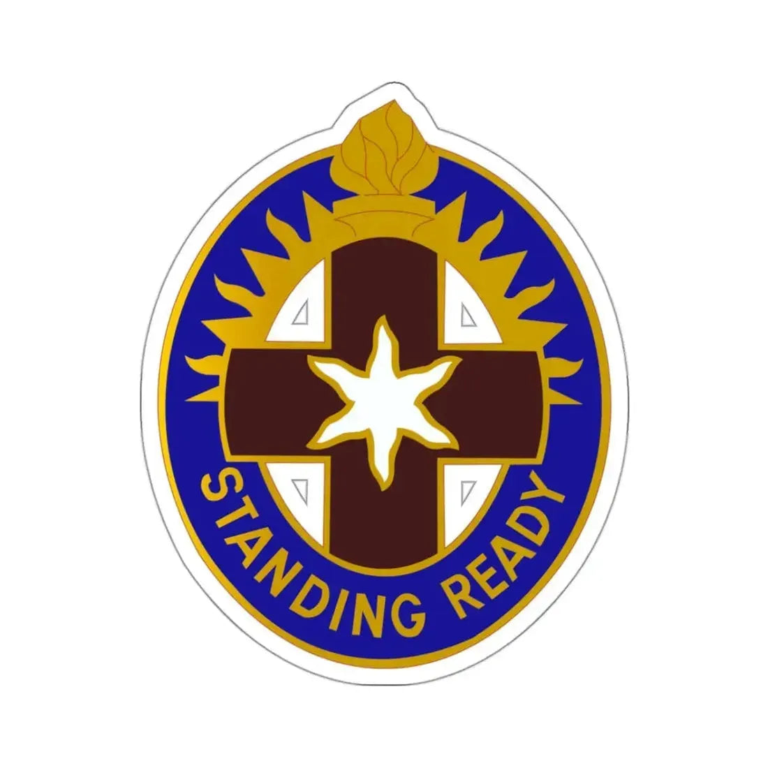 Hawley US Community Hospital (U.S. Army) STICKER Vinyl Kiss-Cut Decal 3 Inch White - The Sticker Space