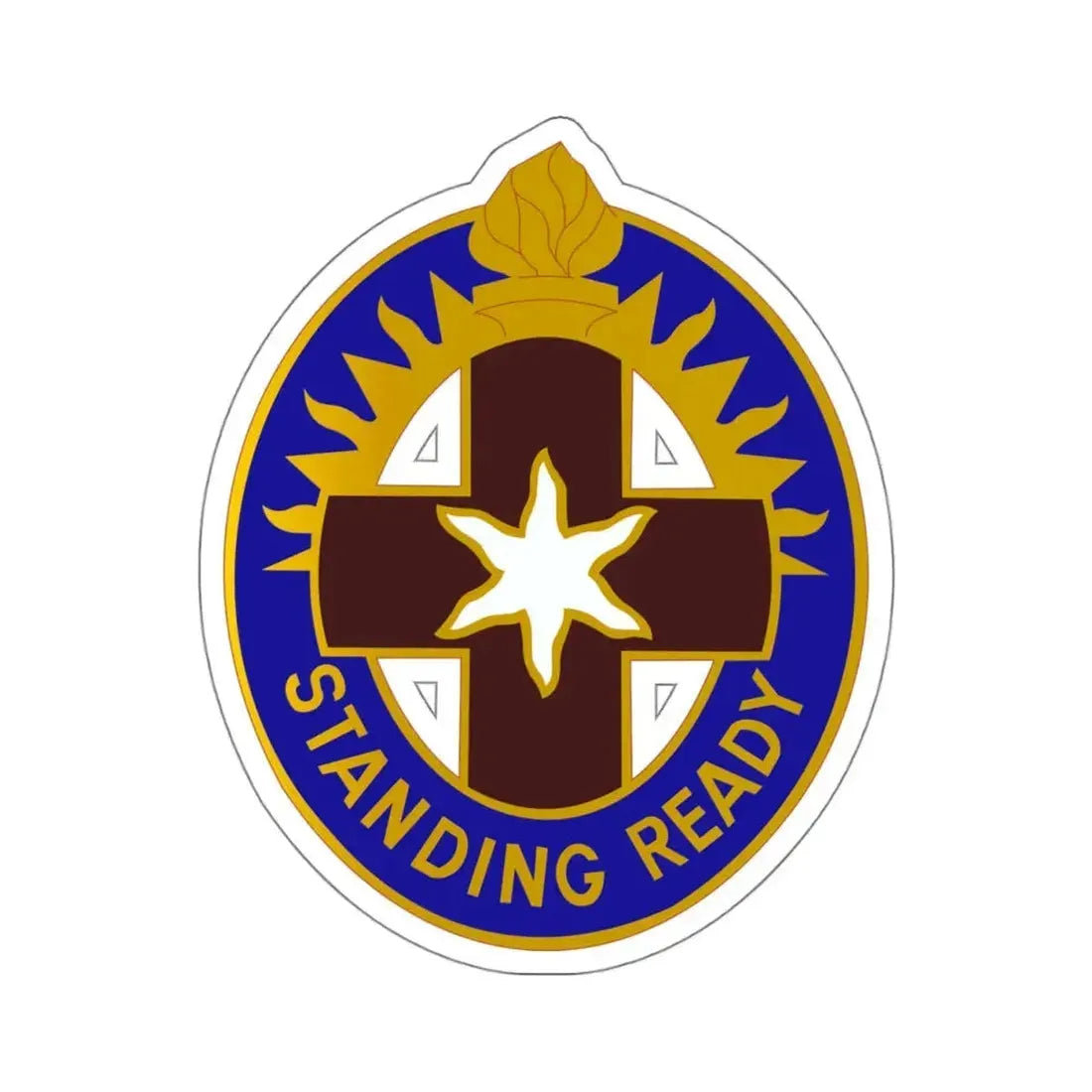 Hawley US Community Hospital (U.S. Army) STICKER Vinyl Kiss-Cut Decal 4 Inch White - The Sticker Space