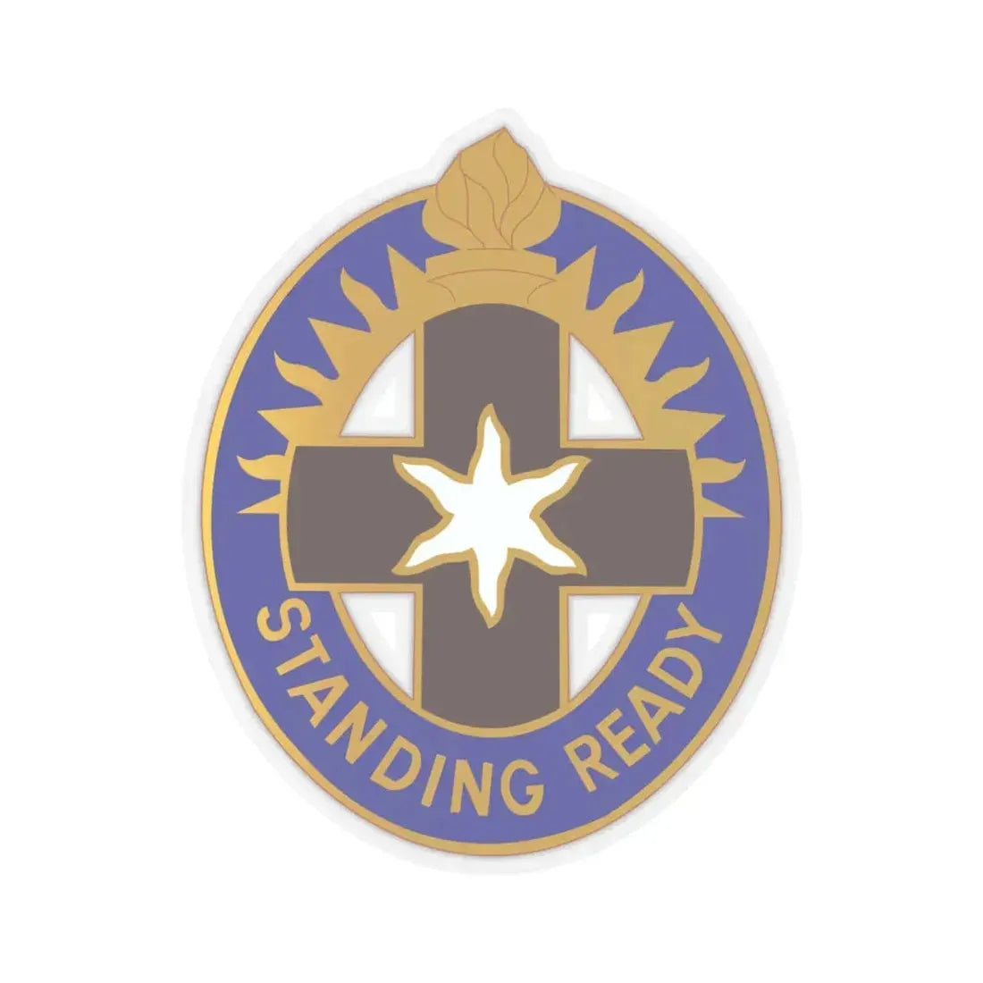 Hawley US Community Hospital (U.S. Army) STICKER Vinyl Kiss-Cut Decal 6 Inch Transparent - The Sticker Space