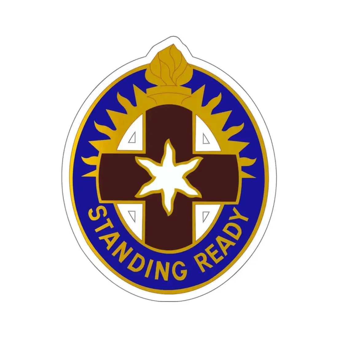 Hawley US Community Hospital (U.S. Army) STICKER Vinyl Kiss-Cut Decal 6 Inch White - The Sticker Space