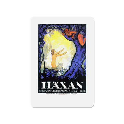 HAXAN (2) 1922 Movie Poster - Die-Cut Magnet-3" x 3"-The Sticker Space