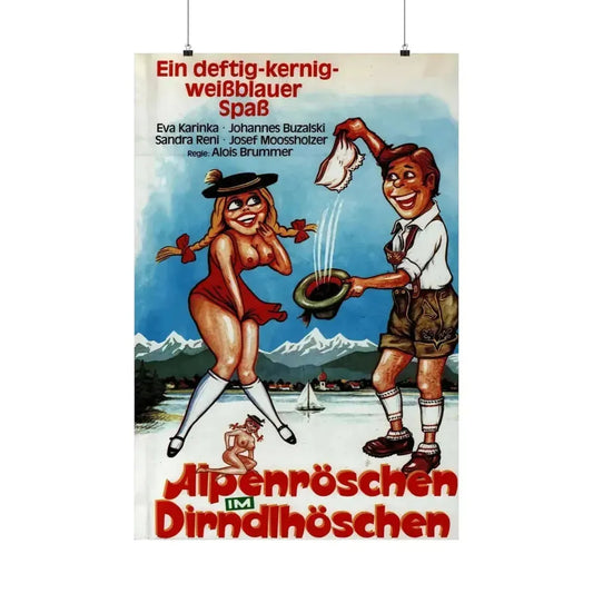 HAY COUNTRY SWINGERS 1971 - Paper Movie Poster 24″ x 36″ Matte - The Sticker Space