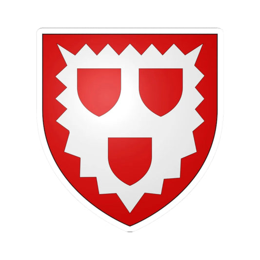 Hay of Naughton arms (Scotland) (Coat of Arms) STICKER Vinyl Kiss-Cut Decal 2 Inch White - The Sticker Space