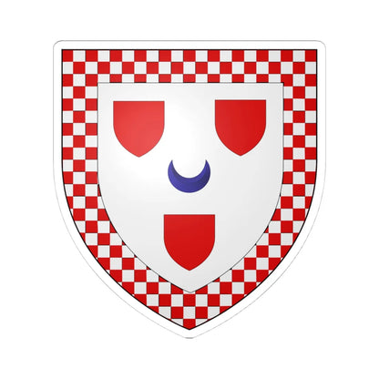 Hay of Newhall arms (Scotland) (Coat of Arms) STICKER Vinyl Kiss-Cut Decal 4 Inch White - The Sticker Space