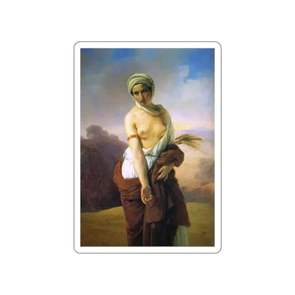 HAYEZ, Francesco - Ruth (Artwork) STICKER Vinyl Die-Cut Decal White Die-Cut 3 Inch - The Sticker Space