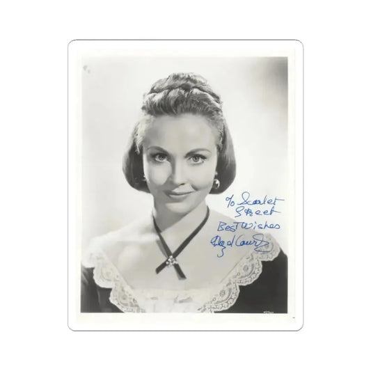 Hazel Court #88 (Vintage Female Icon) STICKER Vinyl Kiss-Cut Decal 2 Inch White - The Sticker Space