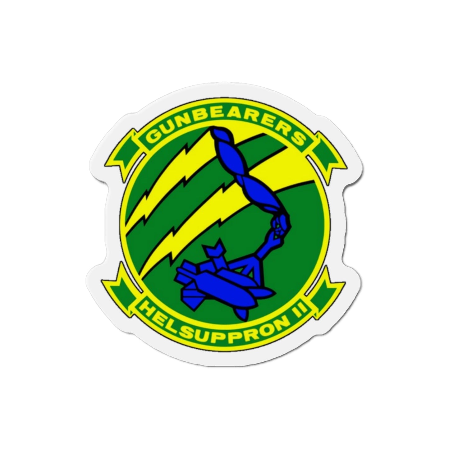 HC 11 Helicopter Combat Support Squadron 11 (U.S. Navy) Die-Cut Magnet-2" x 2"-The Sticker Space