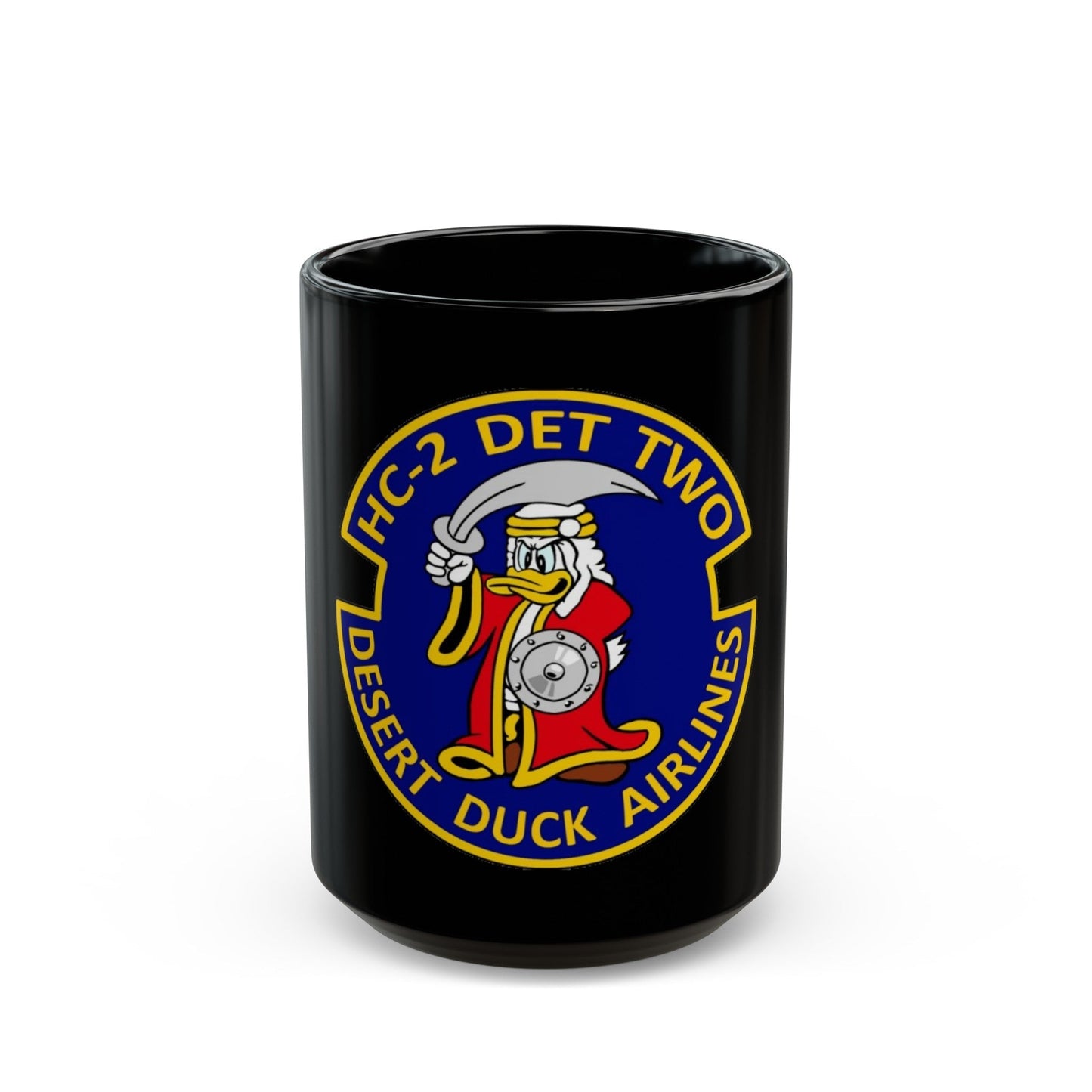 HC 2 (U.S. Navy) Black Coffee Mug-15oz-The Sticker Space