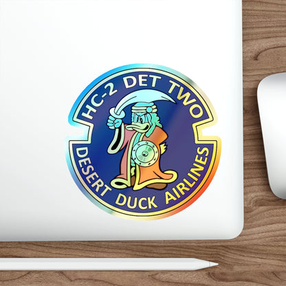 HC 2 (U.S. Navy) Holographic STICKER Die-Cut Vinyl Decal-The Sticker Space