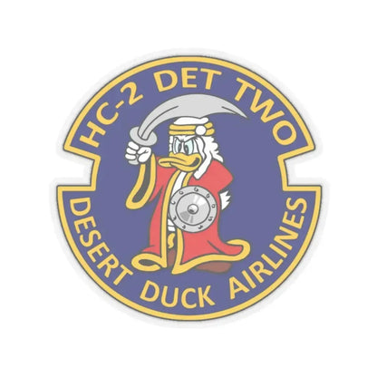 HC 2 (U.S. Navy) STICKER Vinyl Kiss-Cut Decal 4 Inch Transparent - The Sticker Space