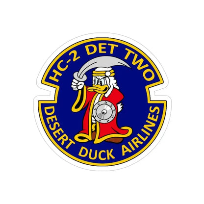 HC 2  (U.S. Navy) Transparent STICKER Die-Cut Vinyl Decal 5 Inch Transparent - The Sticker Space