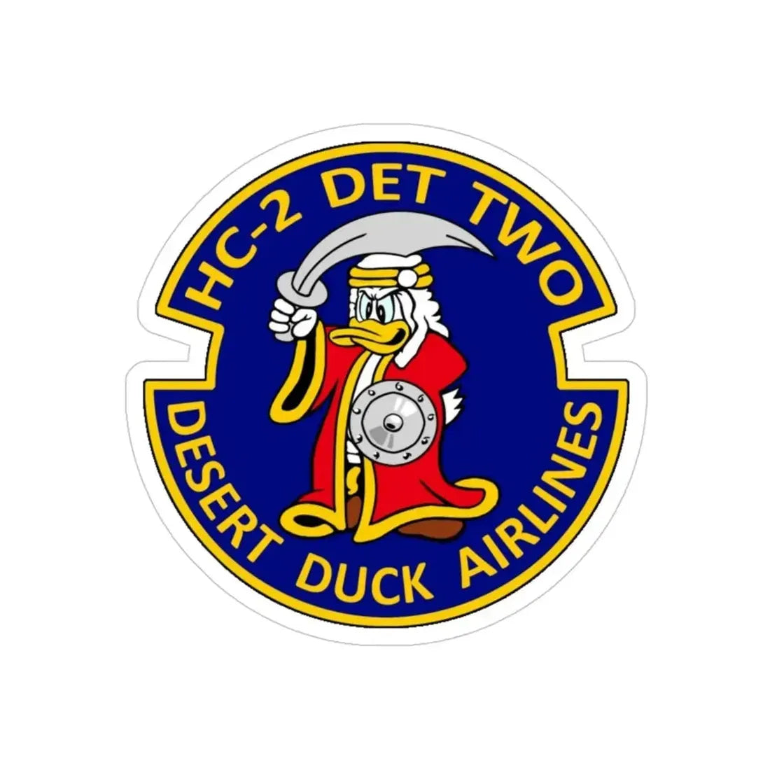 HC 2  (U.S. Navy) Transparent STICKER Die-Cut Vinyl Decal - The Sticker Space