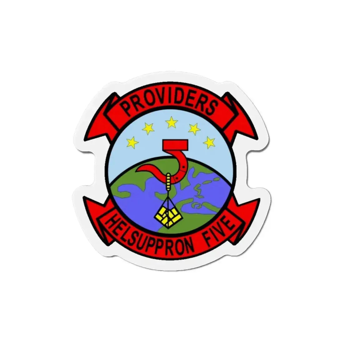 HC 5 Helicopter Combat Support Squadron 5 (U.S. Navy) Refrigerator Magnet 4 Inch - The Sticker Space