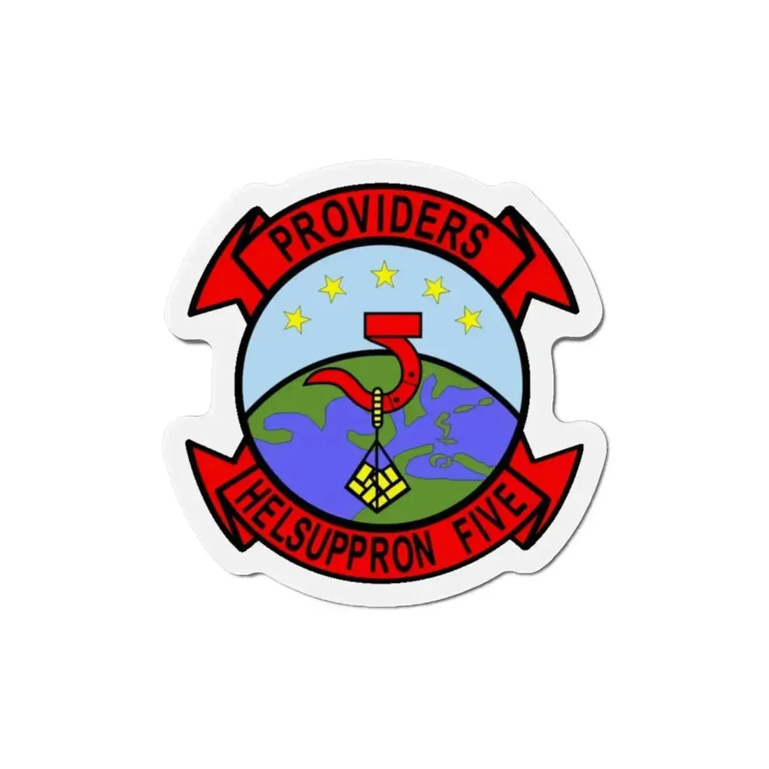 HC 5 Helicopter Combat Support Squadron 5 (U.S. Navy) Refrigerator Magnet - The Sticker Space