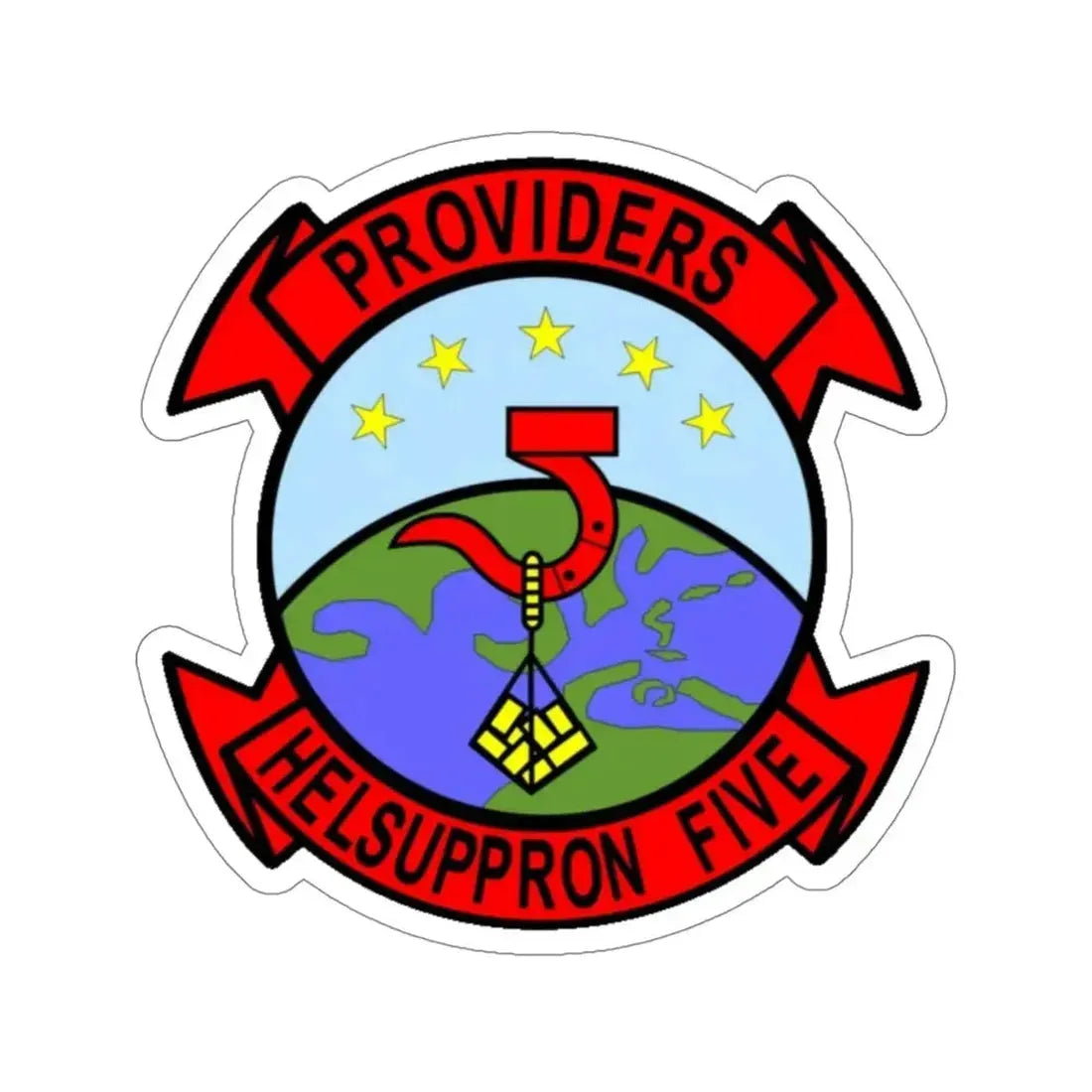 HC 5 Helicopter Combat Support Squadron 5 (U.S. Navy) STICKER Vinyl Die-Cut Decal - The Sticker Space