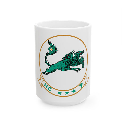 HC 7 'Seadevils' (U.S. Navy) White Coffee Mug-15oz-The Sticker Space