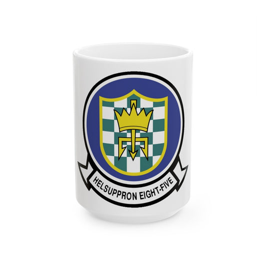 HC 85 Helicopter Combat Support Squadron 85 (U.S. Navy) White Coffee Mug-15oz-The Sticker Space