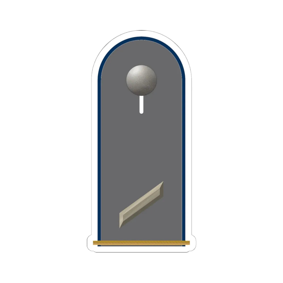 HD H 12 Gefreiter FA San L (Military Rank) STICKER Vinyl Kiss-Cut Decal 6 Inch White - The Sticker Space