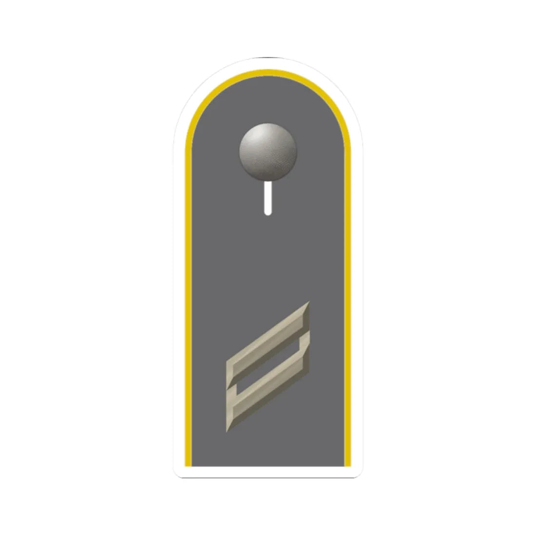 HD H 13 Obergefreiter HAufkl L (Germany) (Military Rank) STICKER Vinyl Kiss-Cut Decal 2 Inch White - The Sticker Space