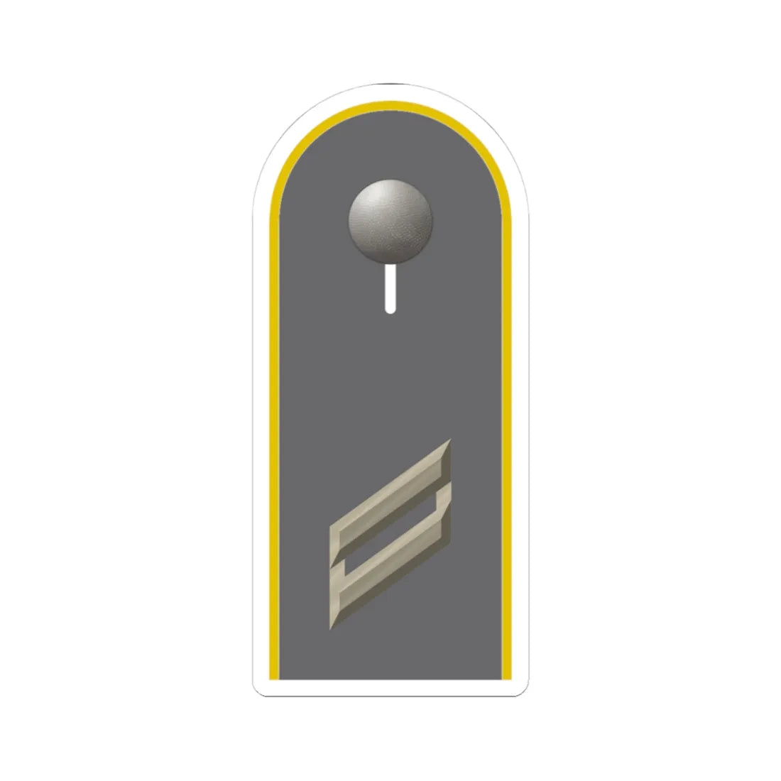 HD H 13 Obergefreiter HAufkl L (Germany) (Military Rank) STICKER Vinyl Kiss-Cut Decal 3 Inch White - The Sticker Space