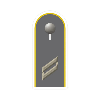 HD H 13 Obergefreiter HAufkl L (Germany) (Military Rank) STICKER Vinyl Kiss-Cut Decal 3 Inch White - The Sticker Space
