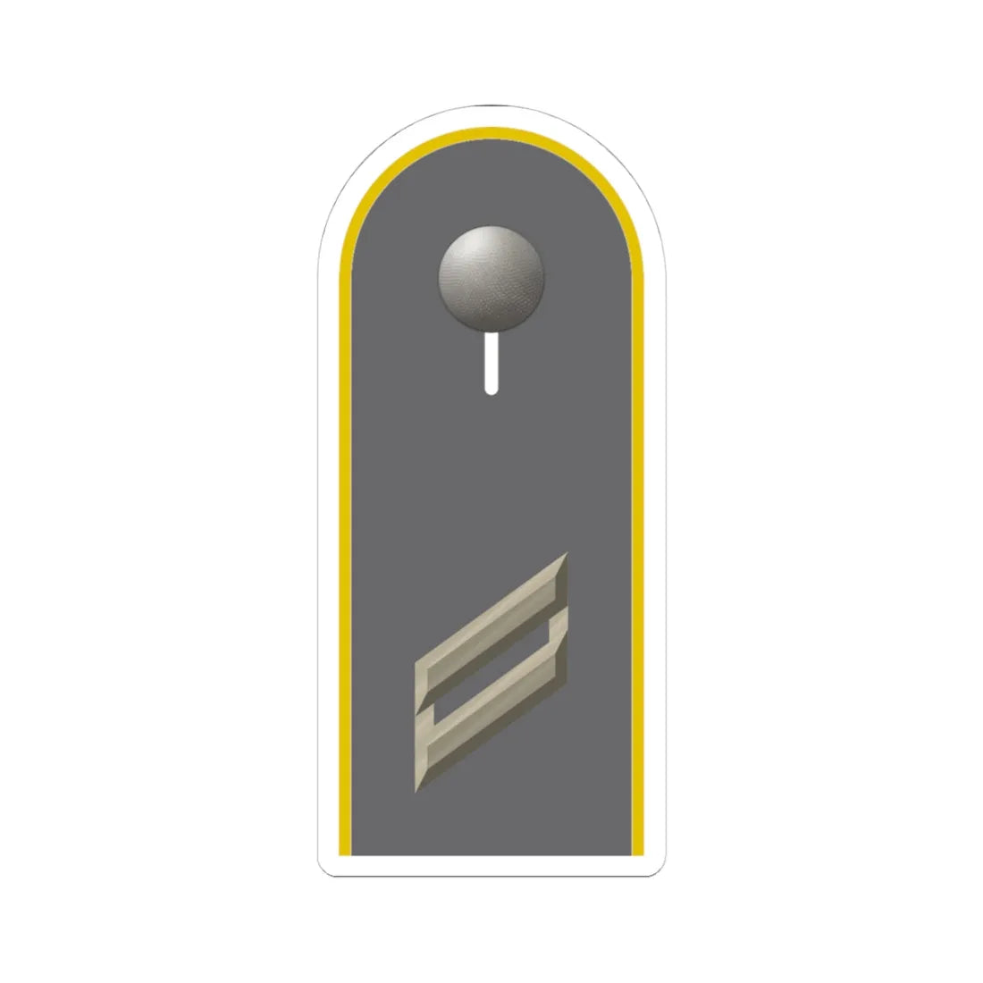 HD H 13 Obergefreiter HAufkl L (Germany) (Military Rank) STICKER Vinyl Kiss-Cut Decal 4 Inch White - The Sticker Space