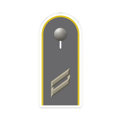 HD H 13 Obergefreiter HAufkl L (Germany) (Military Rank) STICKER Vinyl Kiss-Cut Decal 4 Inch White - The Sticker Space