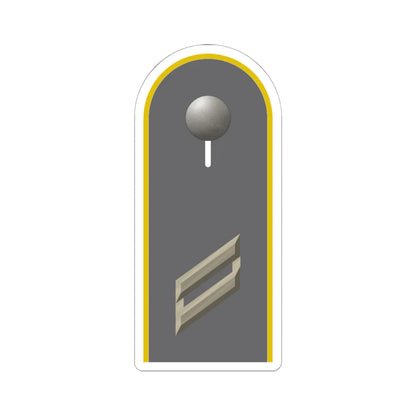 HD H 13 Obergefreiter HAufkl L (Germany) (Military Rank) STICKER Vinyl Kiss-Cut Decal 6 Inch White - The Sticker Space