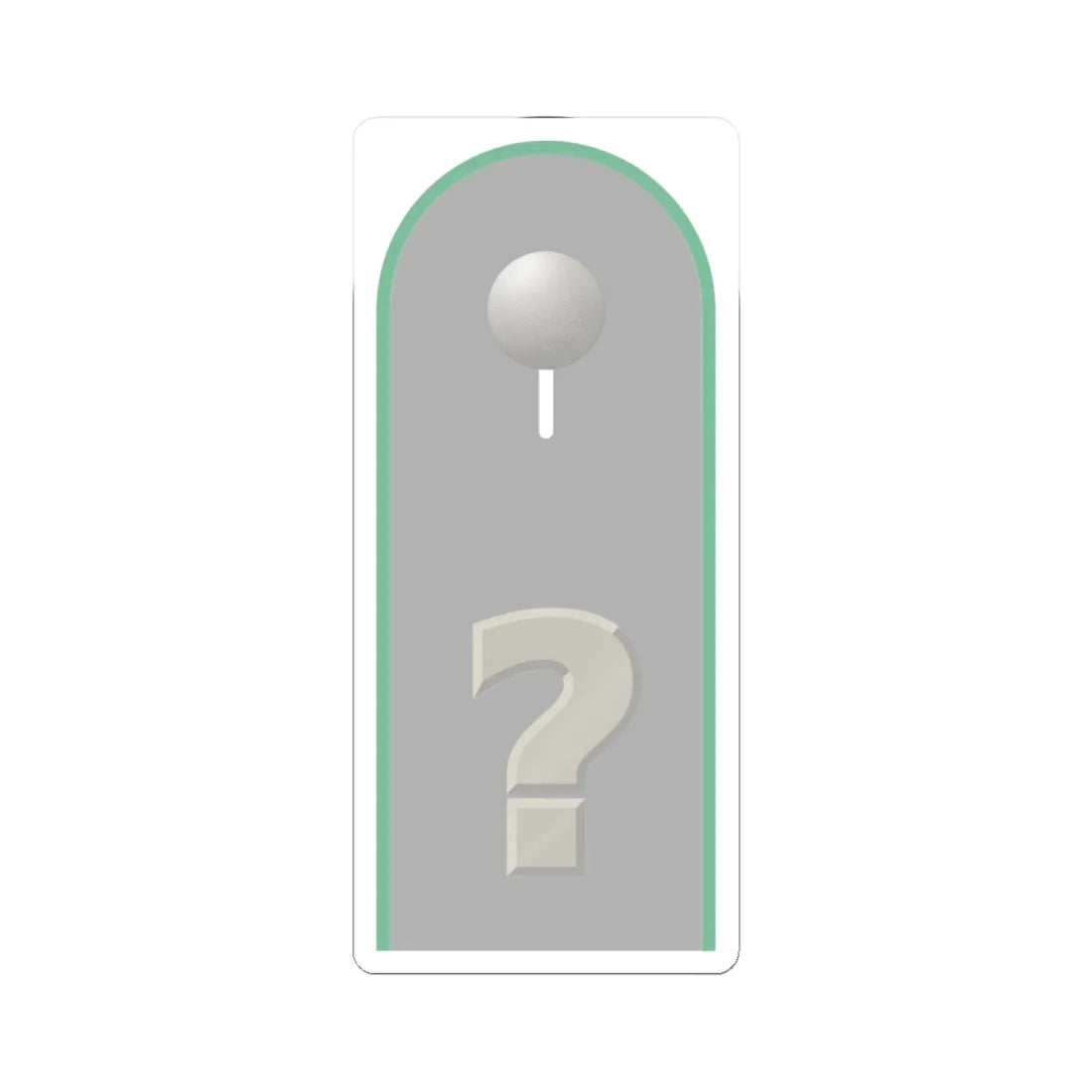 HD H 1x Platzhalter Jg L (Germany) (Military Rank) STICKER Vinyl Kiss-Cut Decal 6 Inch White - The Sticker Space