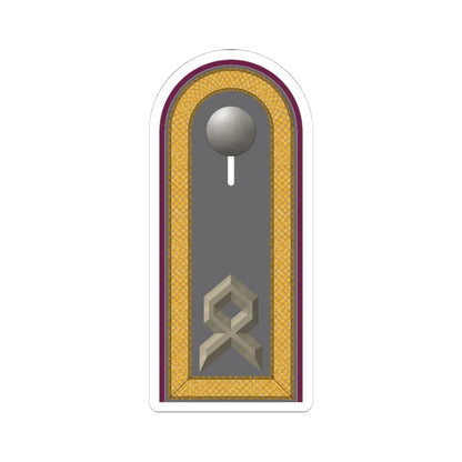 HD H 33 Hauptfeldwebel ABCAbw (Germany) (Military Rank) STICKER Vinyl Kiss-Cut Decal 4 Inch White - The Sticker Space