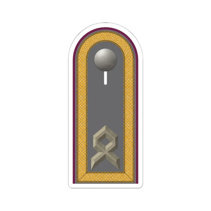 HD H 33 Hauptfeldwebel ABCAbw (Germany) (Military Rank) STICKER Vinyl Kiss-Cut Decal 6 Inch White - The Sticker Space